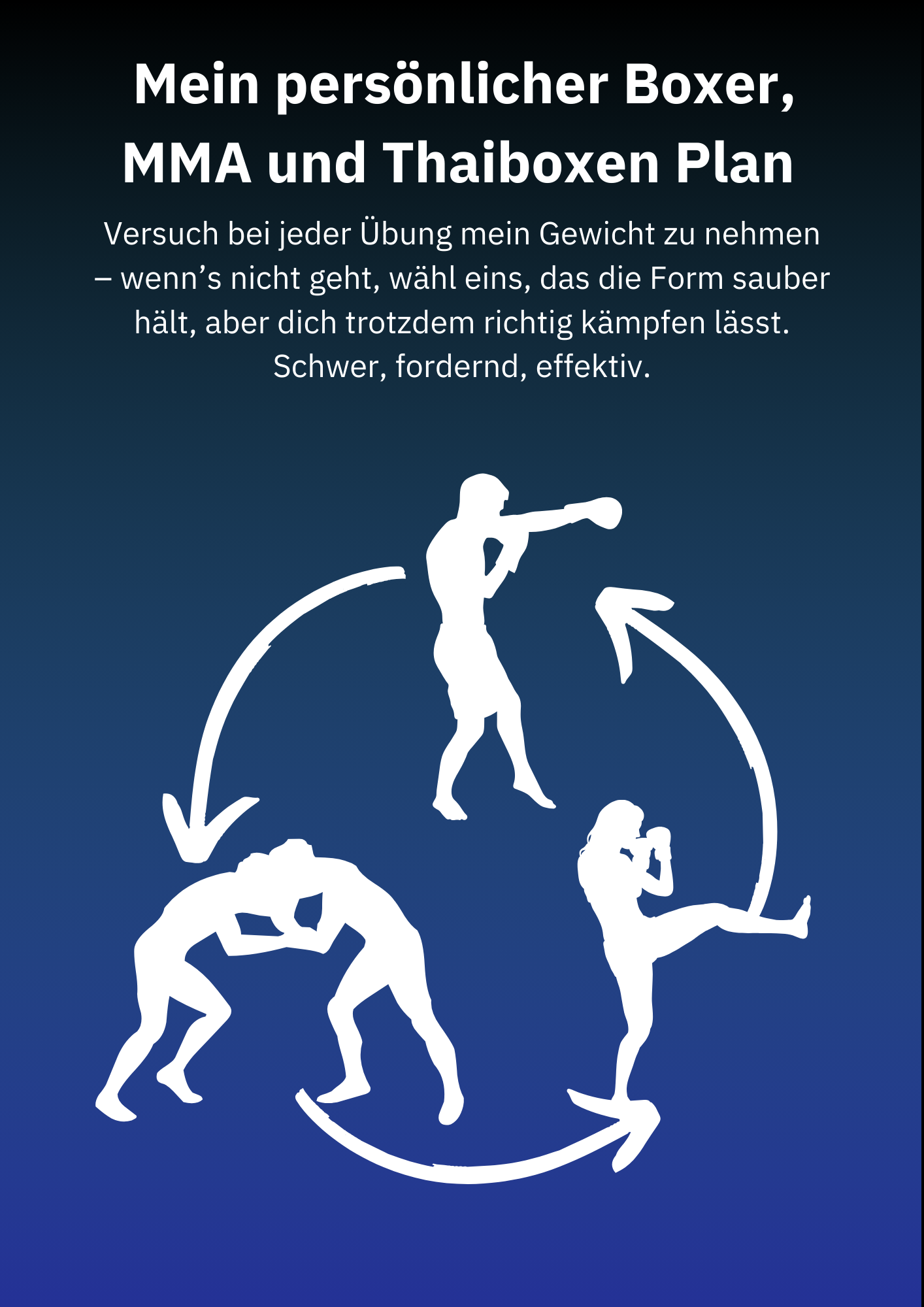 Boxer/MMA/Thaiboxen Trainingsplan